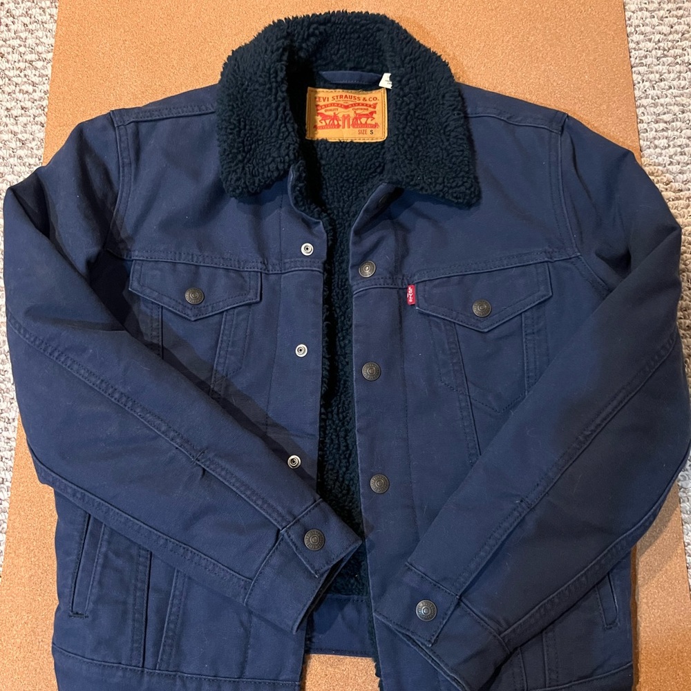 Levi Sherpa lined denim jacket